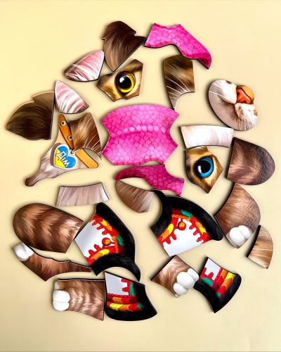 Контурный пазл Украинский котик [tsi192735-TSI], фото №2