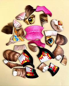 Контурный пазл Украинский котик [tsi192735-TSI] synthetic.ua - Фото 1