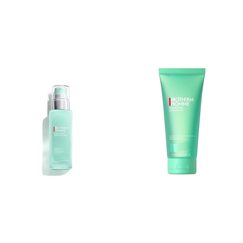 Набор Biotherm Homme Fresh Aquapower Advanced Gel 75 мл + Shower Gel 200 мл, фото №1