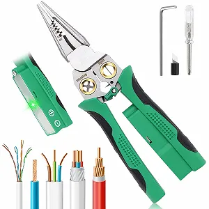 Стриппер многофункциональный с функцией измерения тока 3Cr13 12-250V AC/DC - Фото 1