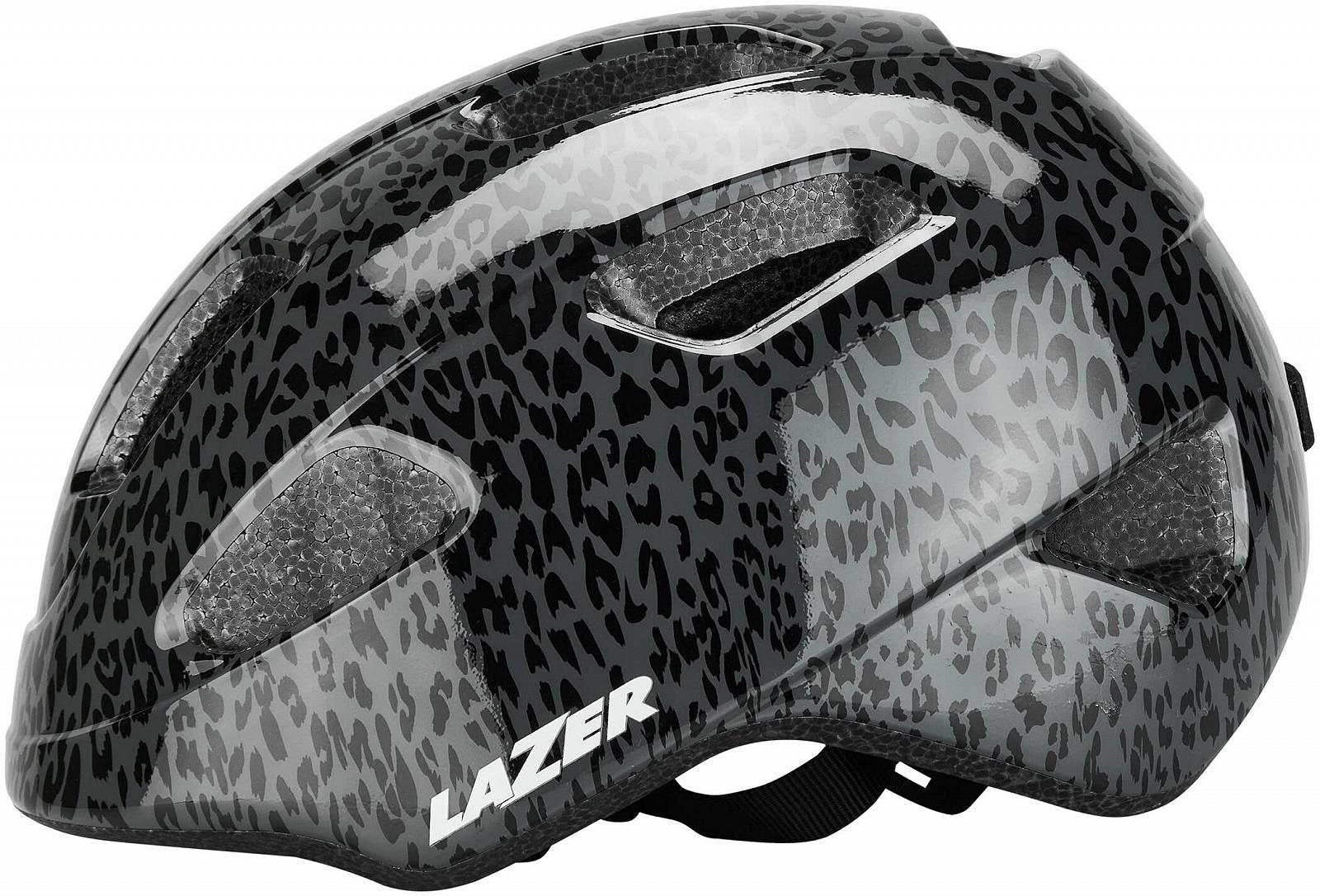 Шолом Lazer Nutz Kc Black Leopard Plain, фото №3