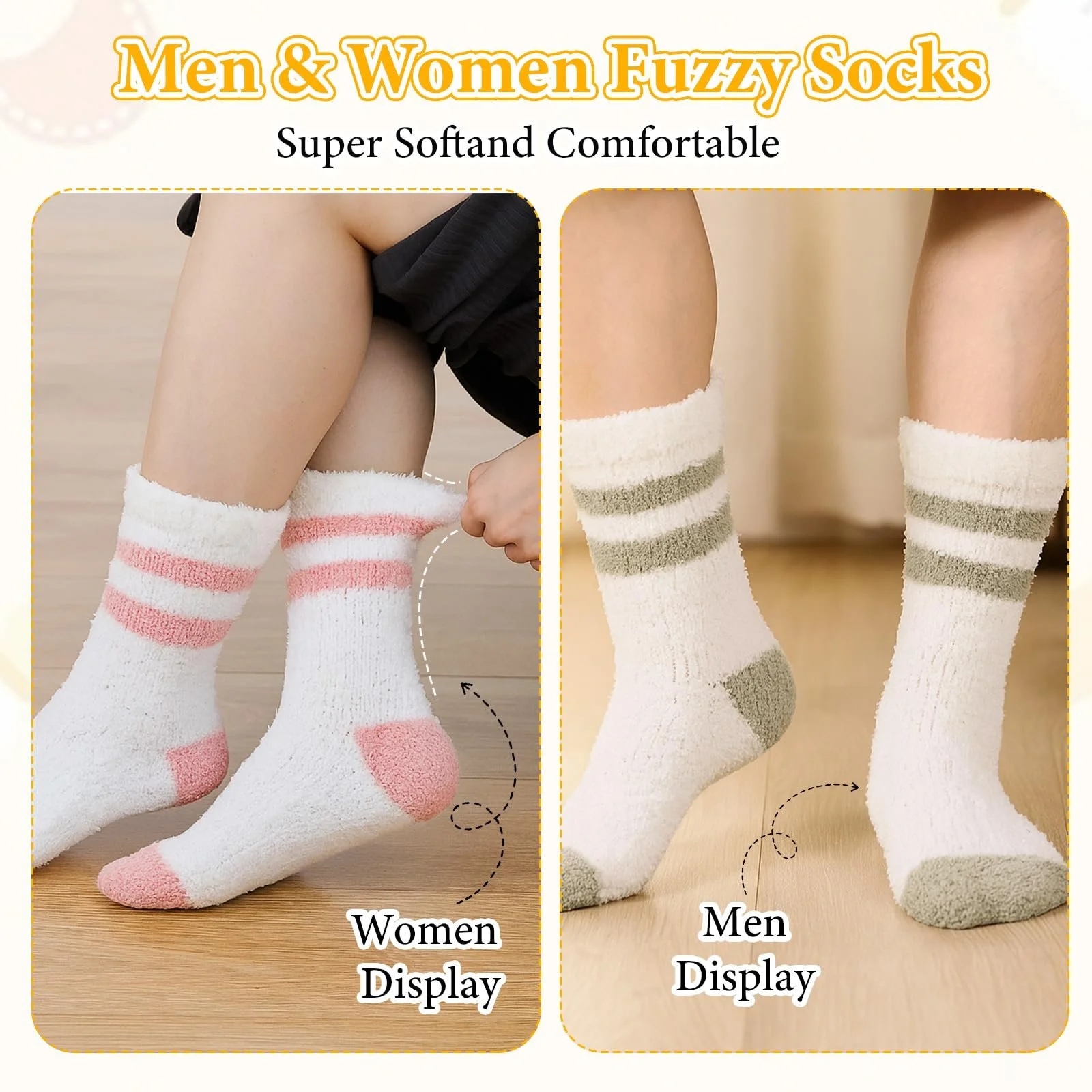 Шкарпетки Жіночі М'які Пухнасті (36-42) 4 пари, фото №6