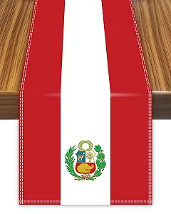 Купити Ранер Peru Peruvian Flag 30x180 см - Фото 1 Ранер Peru Peruvian Flag 30x180 см - Фото 1