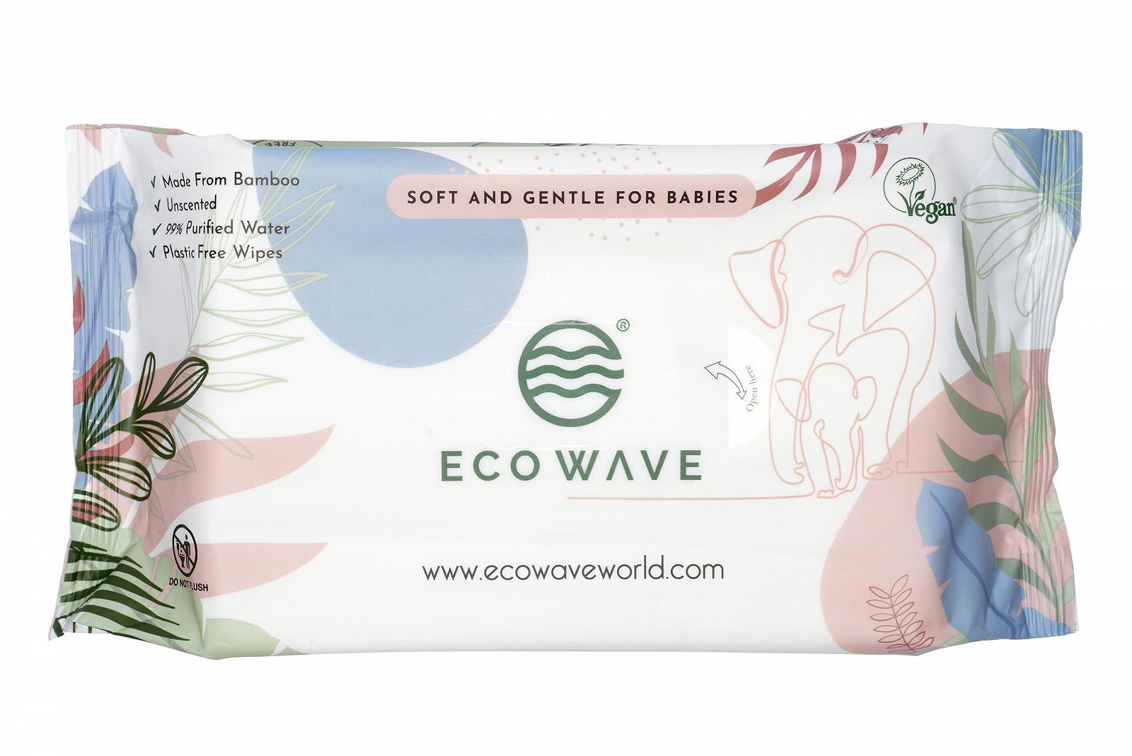 Салфетки детские ECO WAVE бамбуковые, 768 штук, фото №6