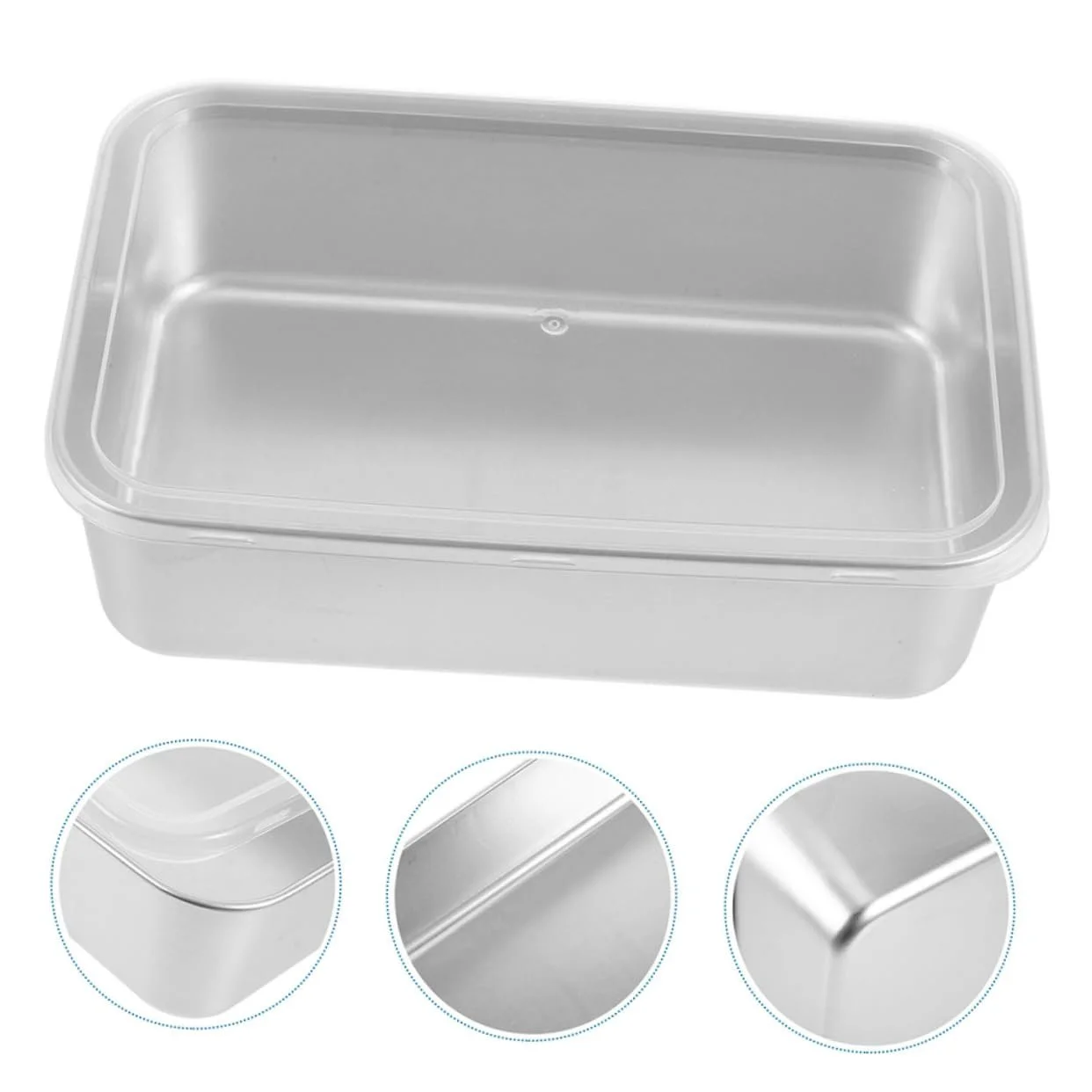 Форма для тирамису прямоугольная из нержавеющей стали с крышкой, фото №7 Форма для тирамису прямоугольная из нержавеющей стали с крышкой, фото №7