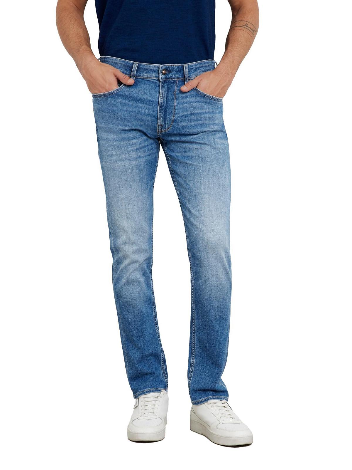 Чоловічі джинсові штани Guess - Eco Finnley Slim Tapered Блакитний - 32, фото №1 Чоловічі джинсові штани Guess - Eco Finnley Slim Tapered Блакитний - 32, фото №1
