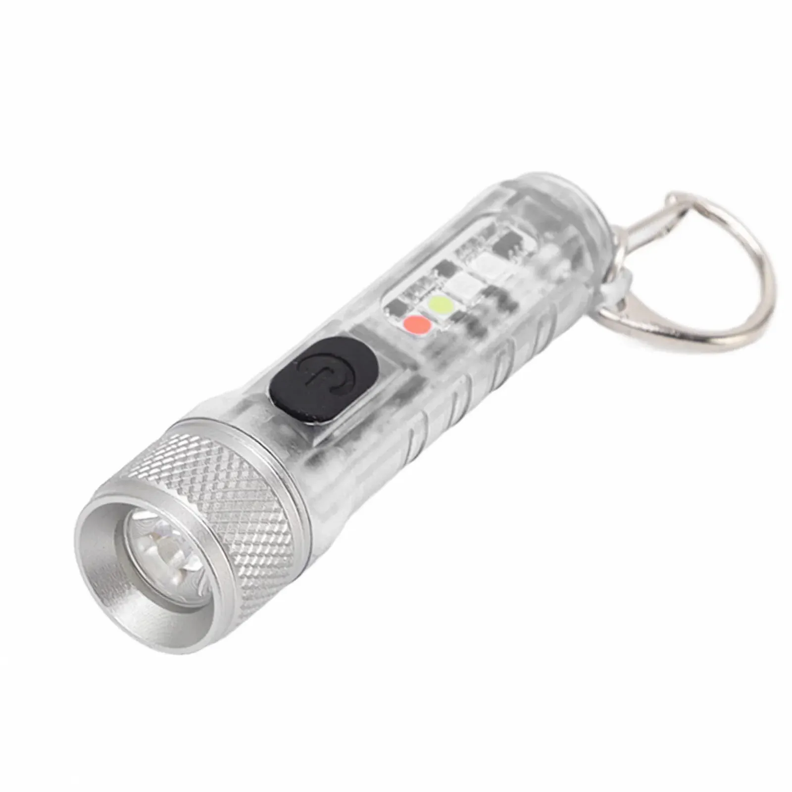Ліхтарик-брелок LED Hyuduo Міні 3 режими освітлення для кемпінгу, походів Нержавіюча сталь Портативний (Прозорий), фото №2 Ліхтарик-брелок LED Hyuduo Міні 3 режими освітлення для кемпінгу, походів Нержавіюча сталь Портативний (Прозорий), фото №2