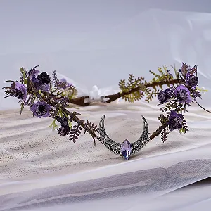 Вінок ельфа MOSTORY Фіолетовий для жінок synthetic.ua - Фото 1