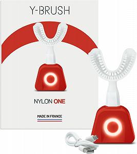 Электрическая Зубная Щетка Y-Brush Sonic NylonOne Взрослая (12-99 Лет) Красная synthetic.ua - Фото 1