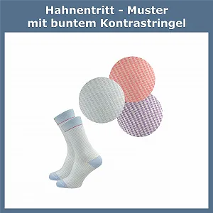 Жіночі шкарпетки GAWILO в гусячу лапку (6 пар) Без швів на пальцях synthetic.ua - Фото 1