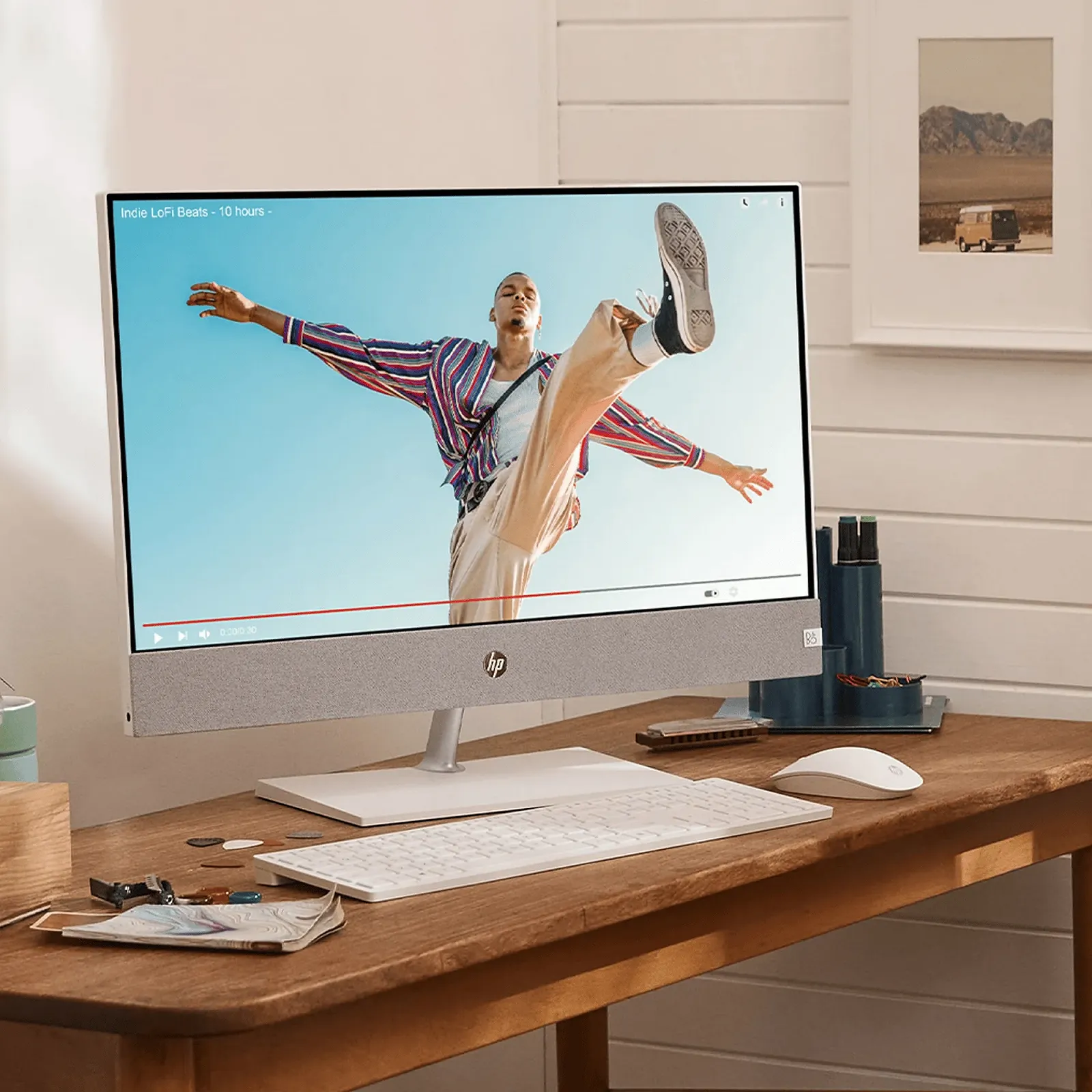 Моноблок HP Pavilion 27-ca0101ng / AMD Ryzen 7-5700U / RAM 16GB / SSD 1TB / 2 x HDMI / LAN / Wi-Fi 6 / Bluetooth 5.2 / Windows 11 / Белый, фото №7