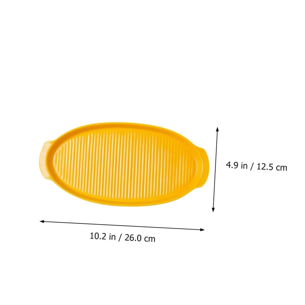 Форма для запекания TOYANDONA керамическая, с ручками, овальная, термостойкая, фото №5