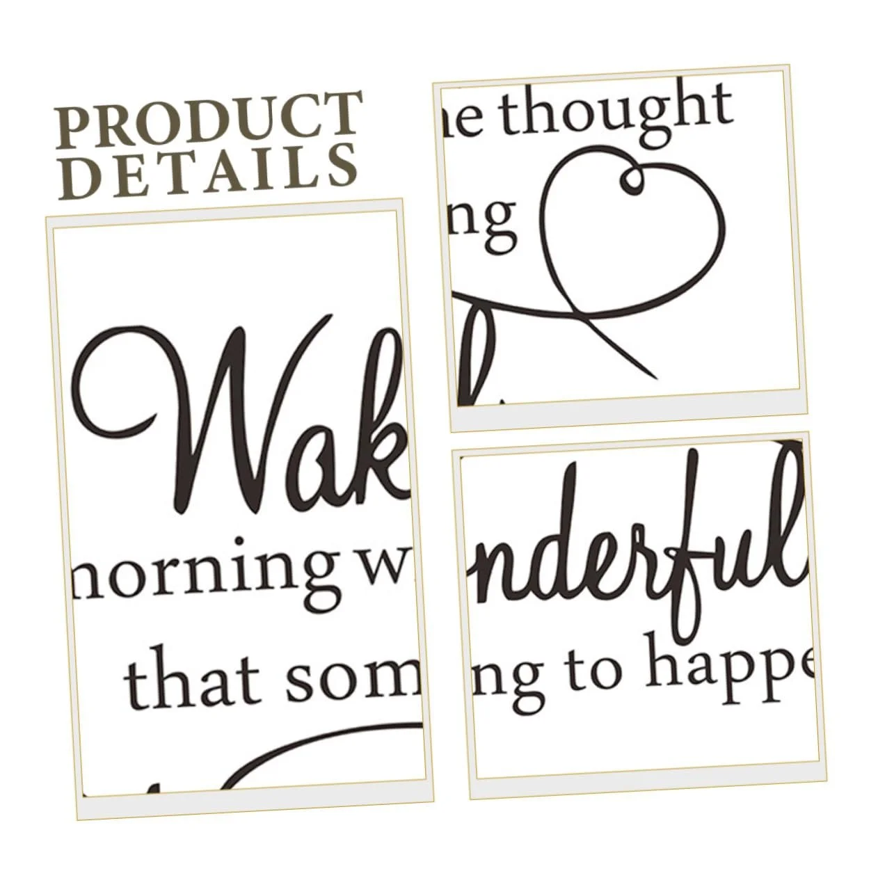 Наклейка на стіну Tofficu Motivational Yoga & Gym, фото №8