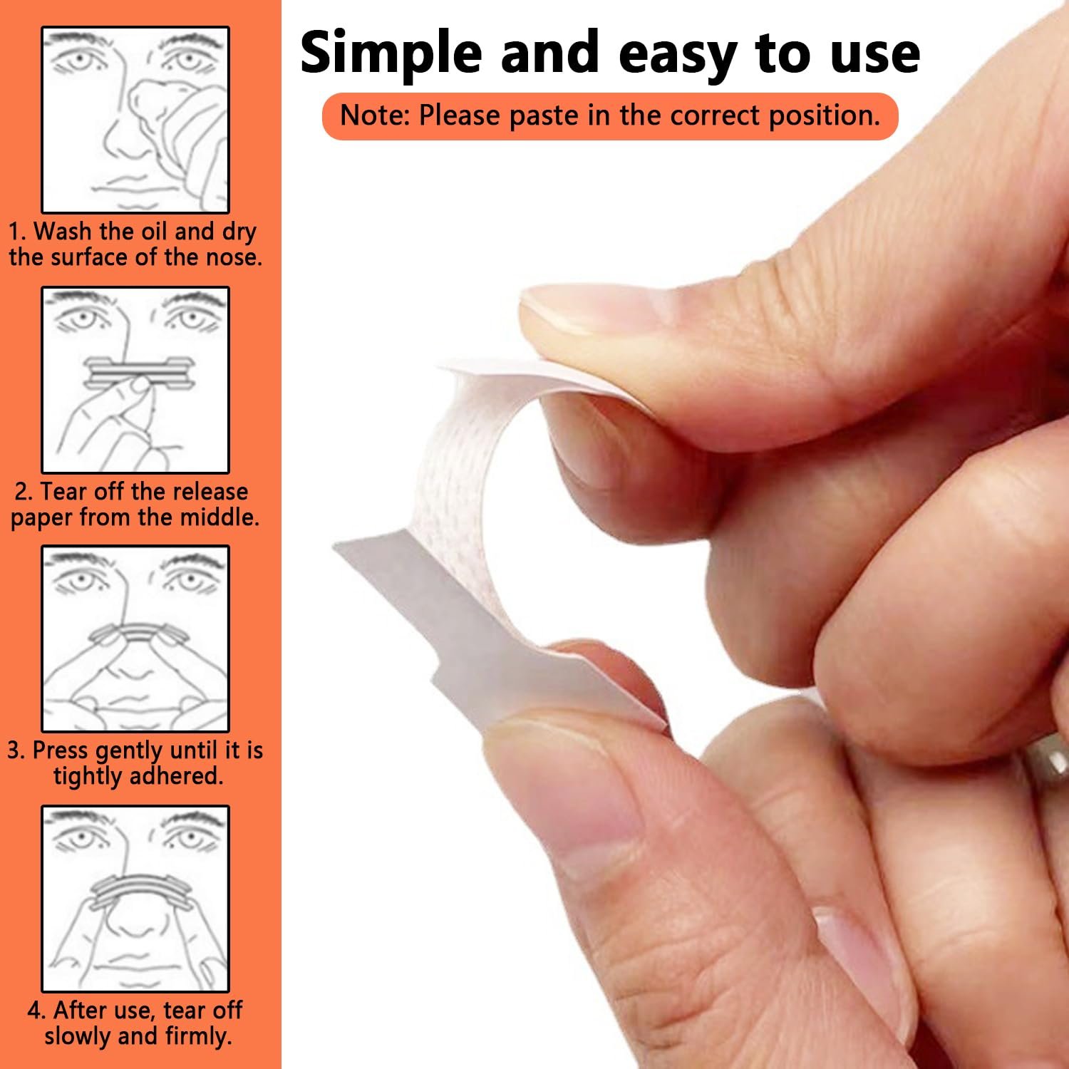 Смужки на ніс проти хропіння, пачка 50 шт., фото №5 Смужки на ніс проти хропіння, пачка 50 шт., фото №5