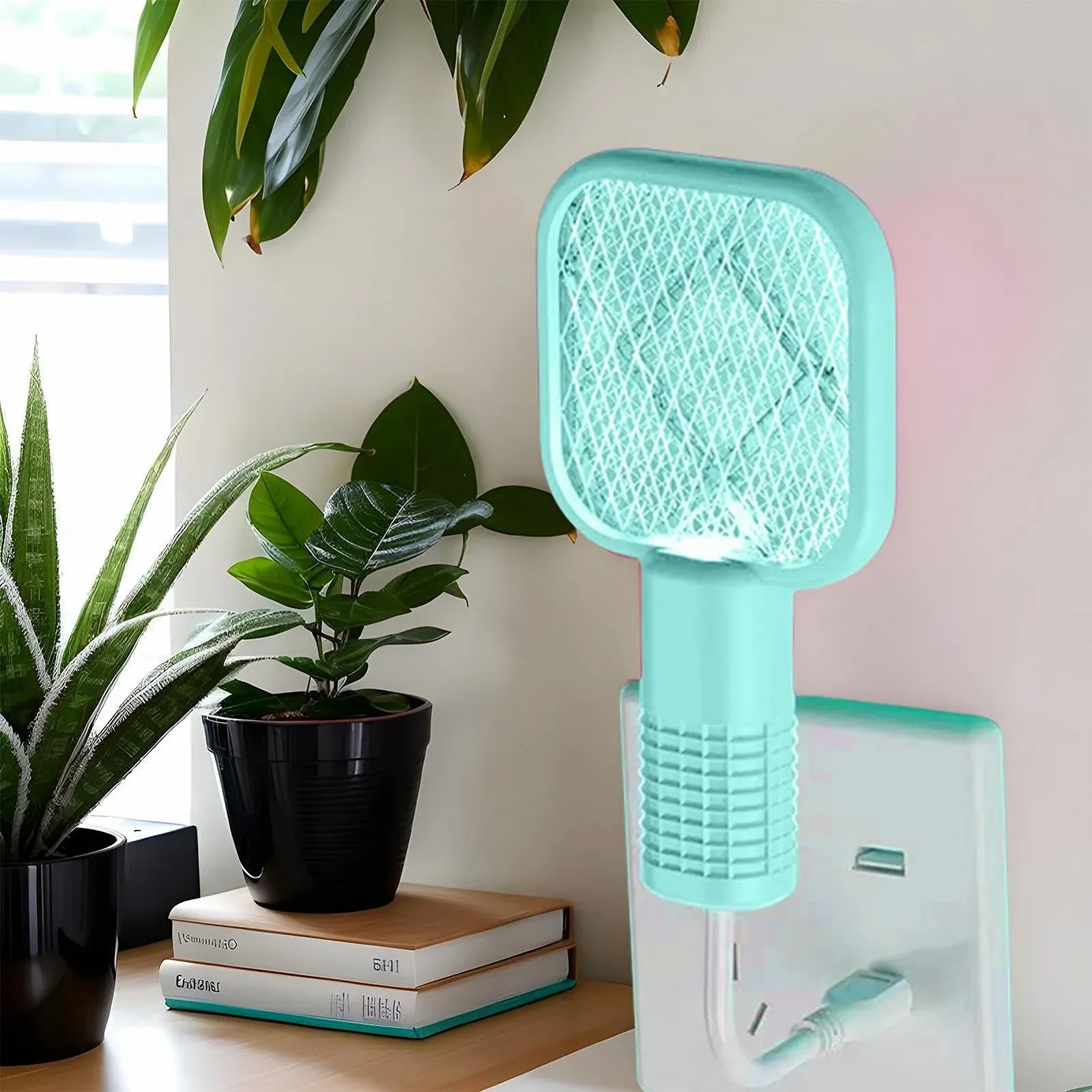 Електрична мухобійка Fly Zapper з приваблюючим LED-світлом для дому та офісу, фото №7