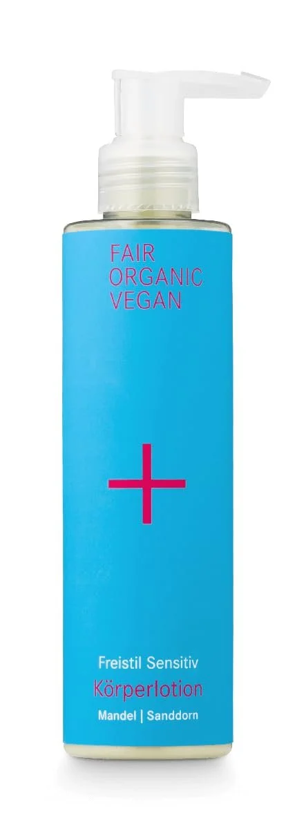Лосьон для тела i+m Naturkosmetik Berlin Freistil Sensitiv с алоэ вера, облепихой, маслом жожоба и миндальным маслом, фото №1 Лосьон для тела i+m Naturkosmetik Berlin Freistil Sensitiv с алоэ вера, облепихой, маслом жожоба и миндальным маслом, фото №1