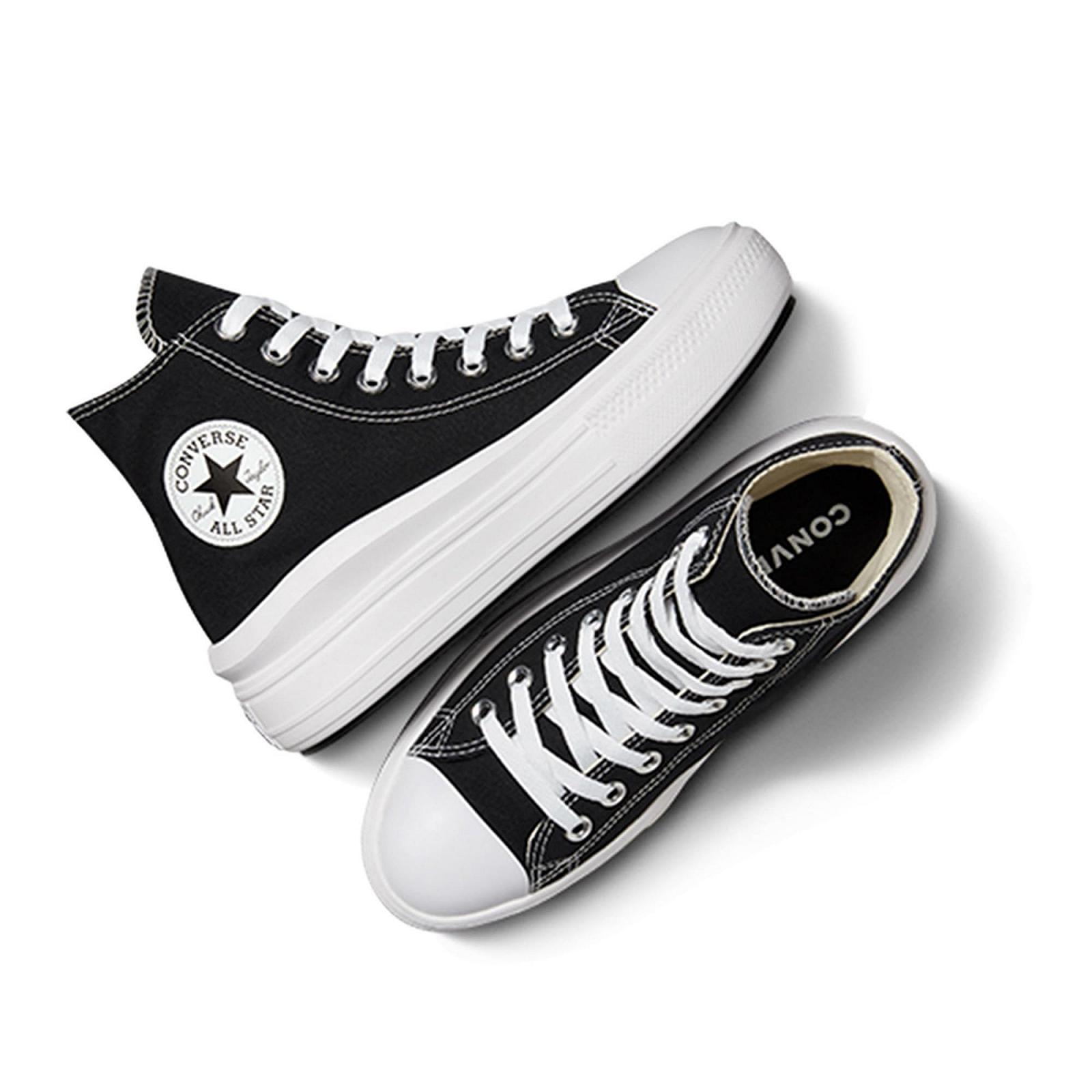 Кеды Converse Move Platform Hi Женские Черный/Белый, Черный Белый, medium, фото №5