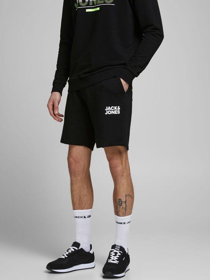 Шорты Jack&Jones SWEAT SHORTS GMS STS 12186787 Чёрный S, фото №1