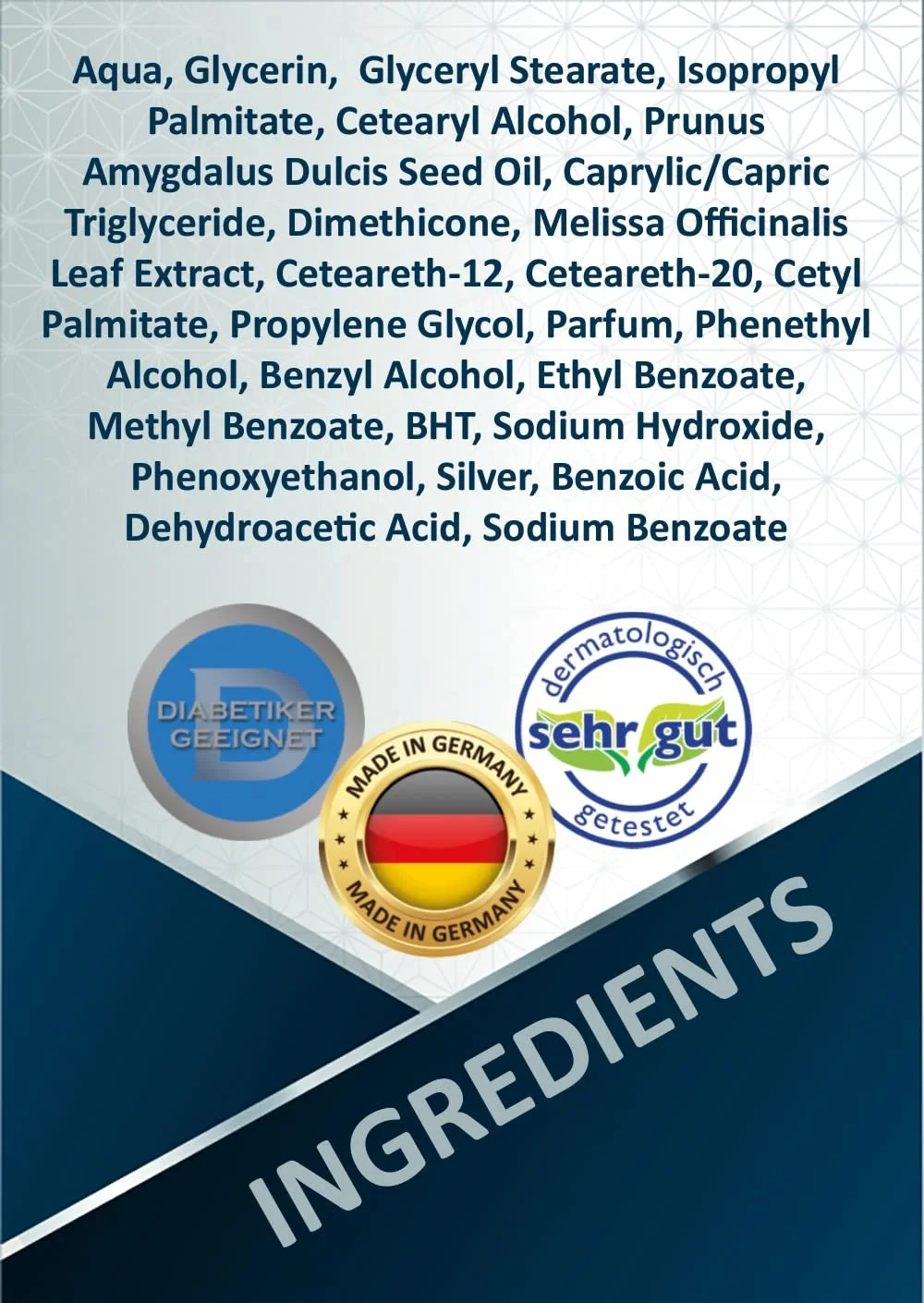 Крем для ног Blueline Silver 100 мл, фото №6