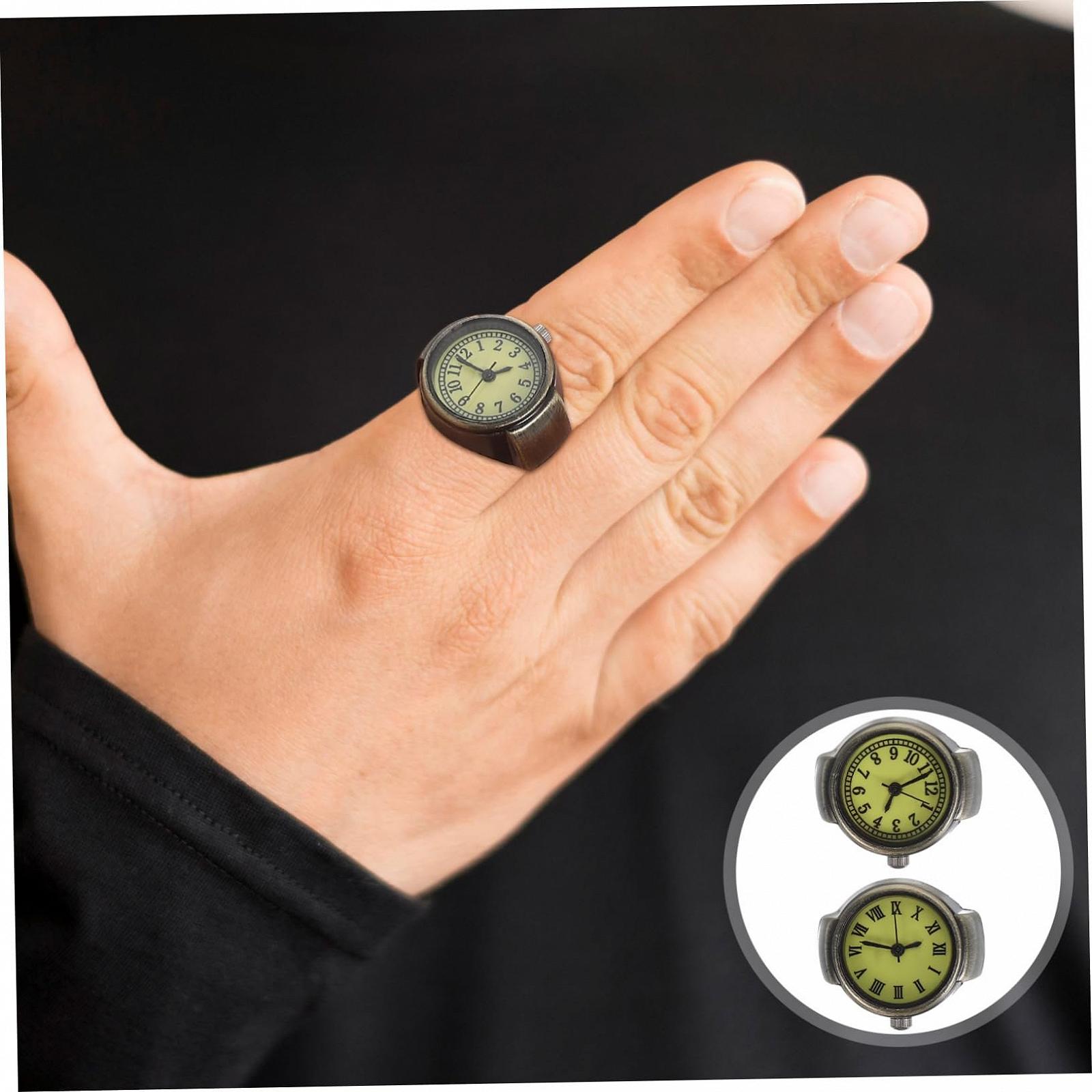 Кільце-годинник PartyKindom Ретро 2 шт для жінок та чоловіків, фото №8