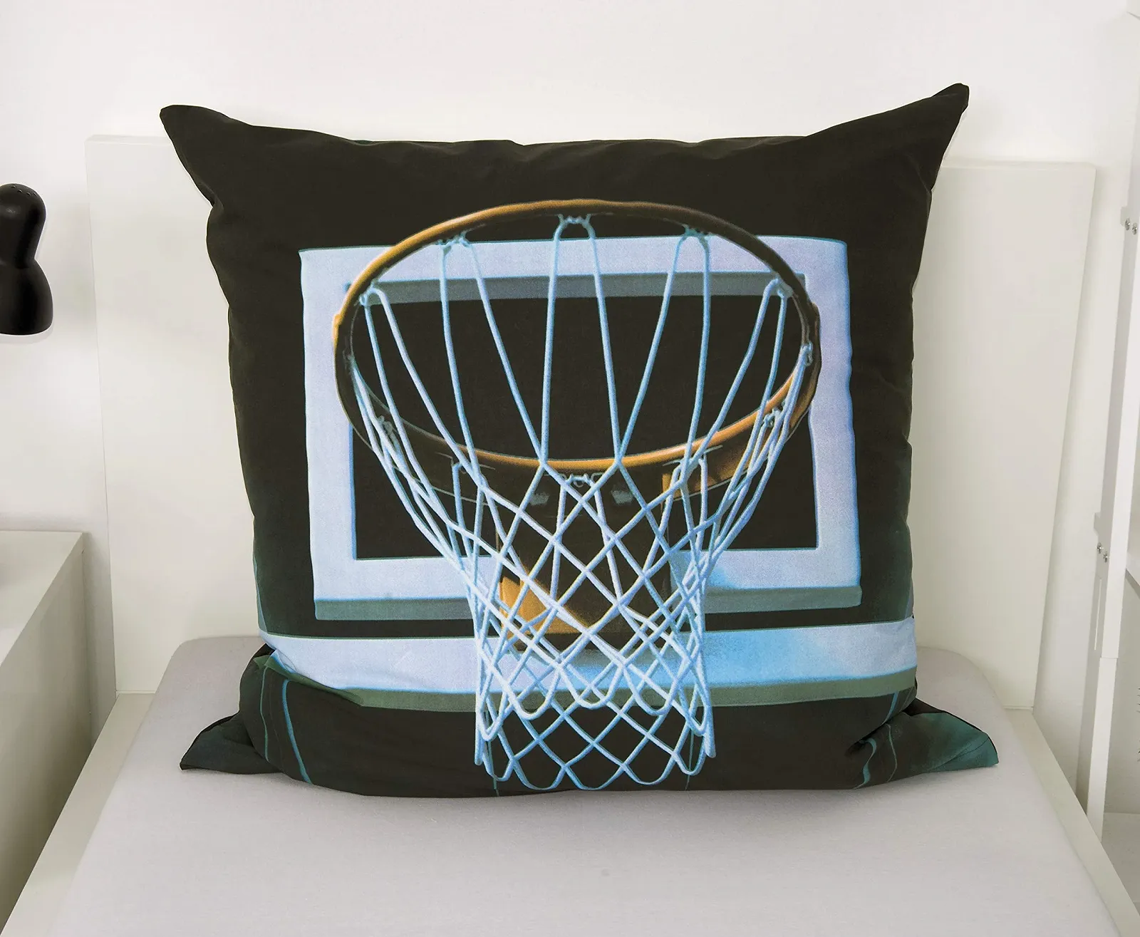 Постельное белье детское Herding Young Collection Basketball 135 x 200 см + 80 x 80 см, хлопок Синий, фото №5