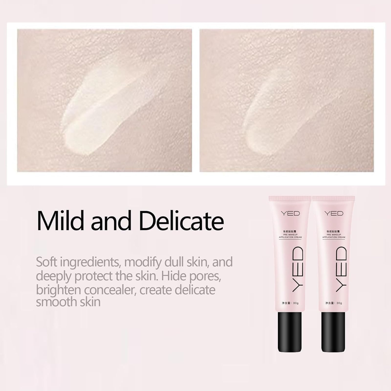 Крем Yed Pre Makeup Application, Yed Foundation, Yed Face Cream Brightening Skin Colour Before Makeup, Invisible Pore Concealer, (набір з 3), фото №2