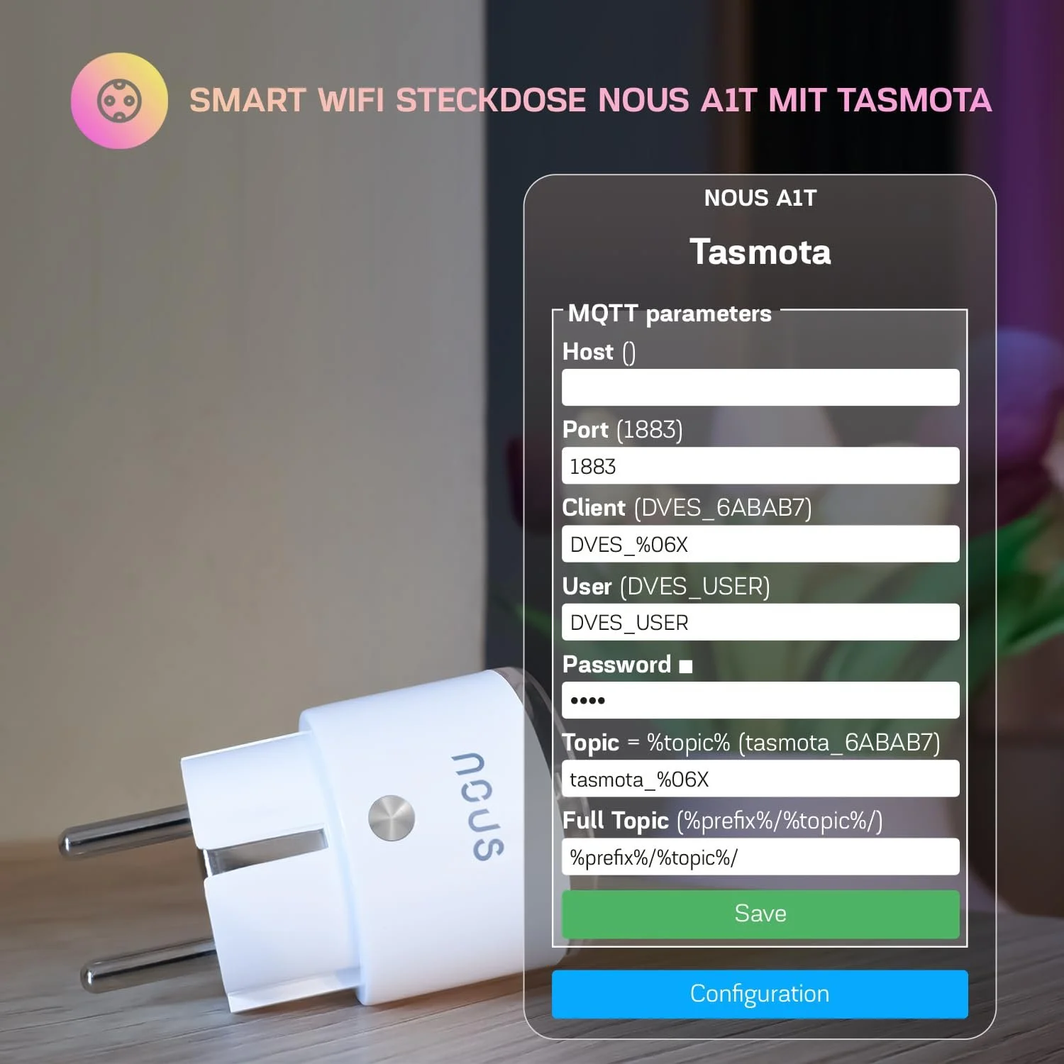 Комплект розумних розеток Tasmota NOUS A1T (4 шт.) Білий, фото №5