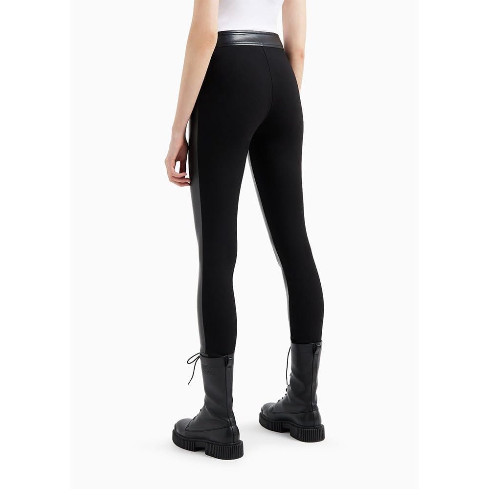 Леггинсы Armani Exchange Essential Stretch Кожа PU Женские, фото №2