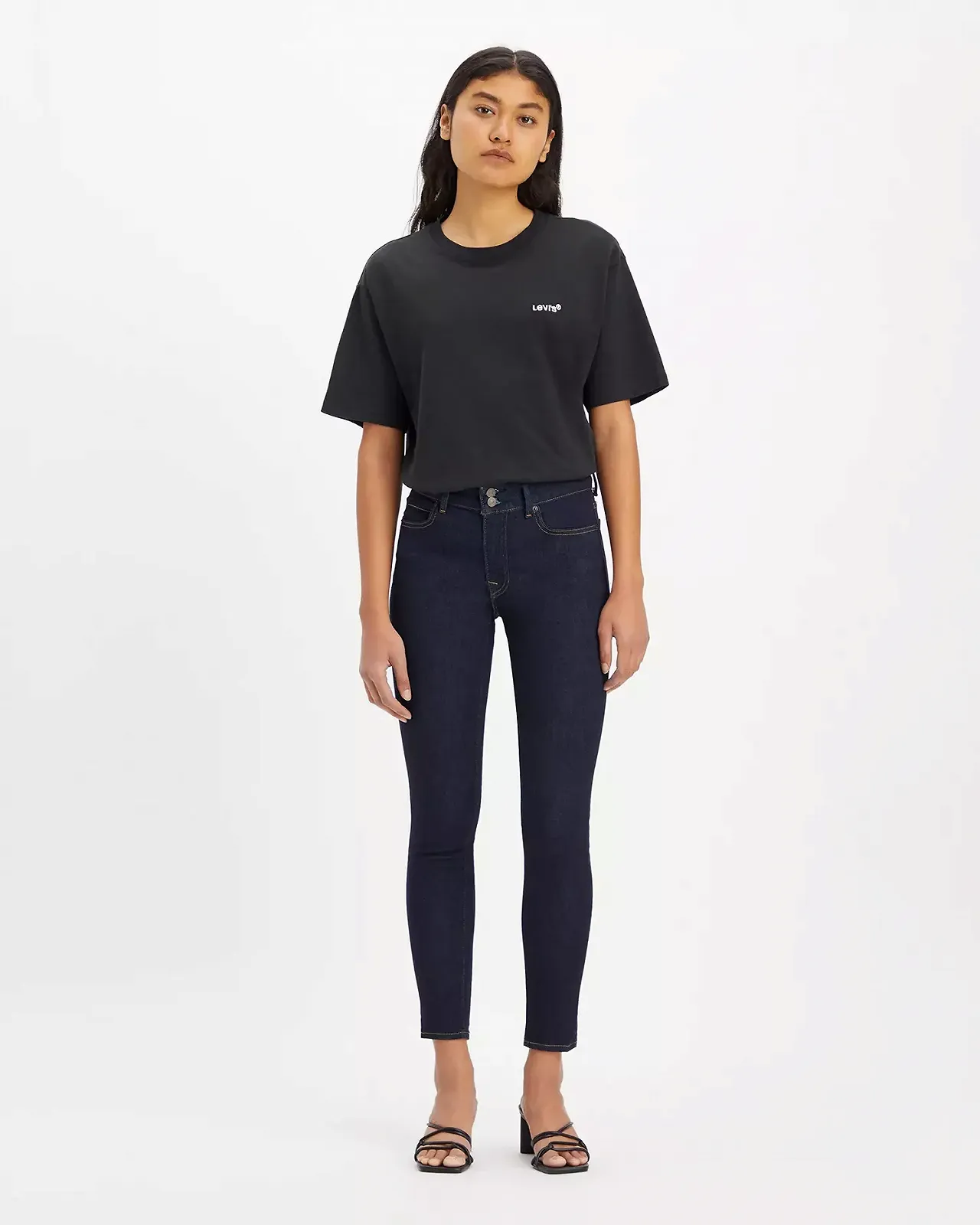 Жіночі джинси Levis - 711 Double Button Blue Wave Rinse - 26, фото №1 Жіночі джинси Levis - 711 Double Button Blue Wave Rinse - 26, фото №1