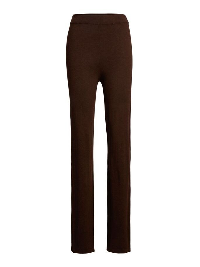 Штани JXHARPER SOFT KNIT PANT NOOS 12202996-Demitasse JJXX Коричневий L, фото №4