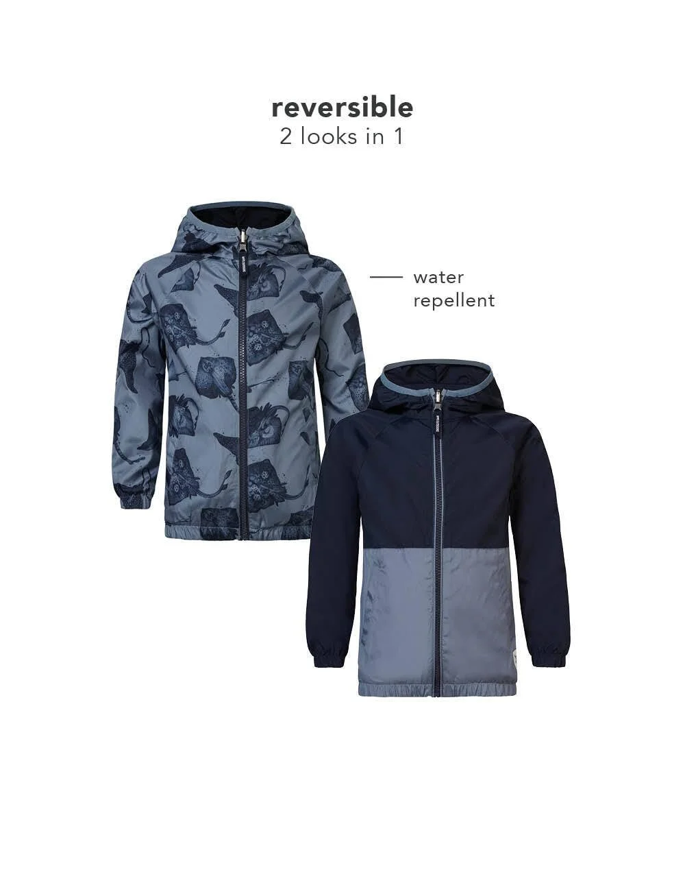 Куртка Noppies Duson Двостороння З принтом для хлопчика, фото №4