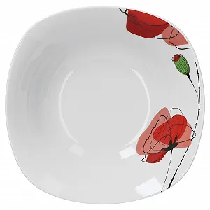 Миска для подачи Van Well Monika 1.25 L Квадратная миска для буфета XL Тарелка для подачи салата и десерта - Фото 1