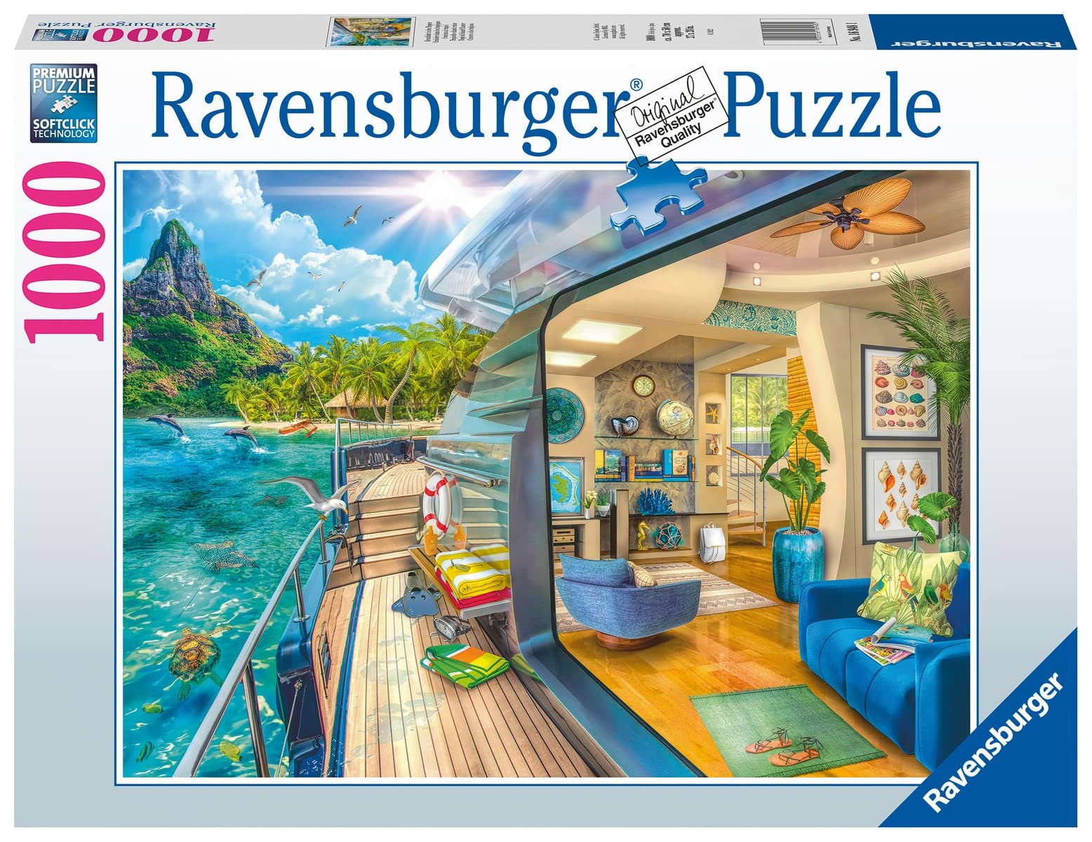 Пазл Ravensburger Круиз в тропики 1000 элементов, фото №3