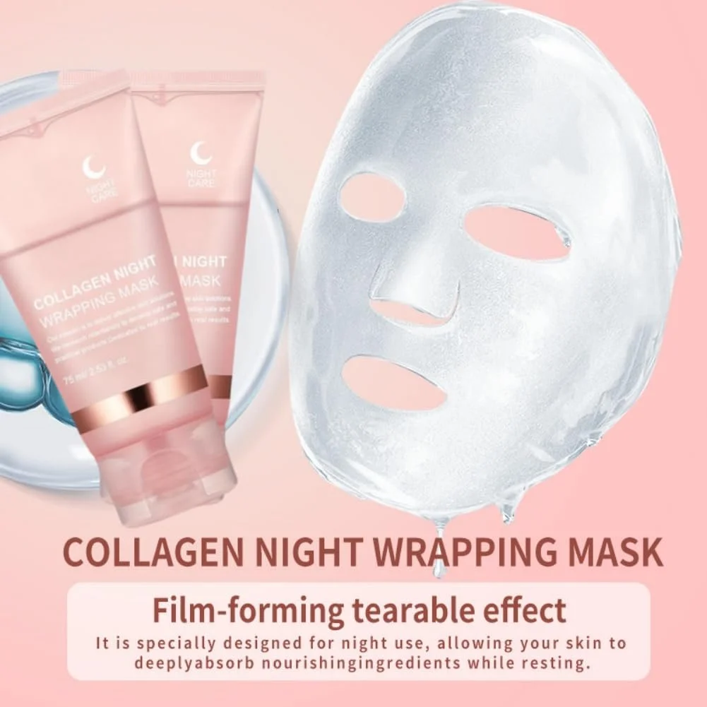 Маска Нічна Collagen, 2 шт, фото №3