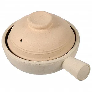 Глиняная кастрюля с крышкой SOIMISS С одной ручкой Энергосберегающая для риса и супов - Фото 1