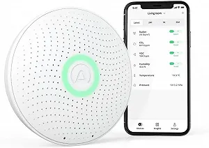 Детектор радону Airthings Wave Plus 12 см Білий - Фото 1