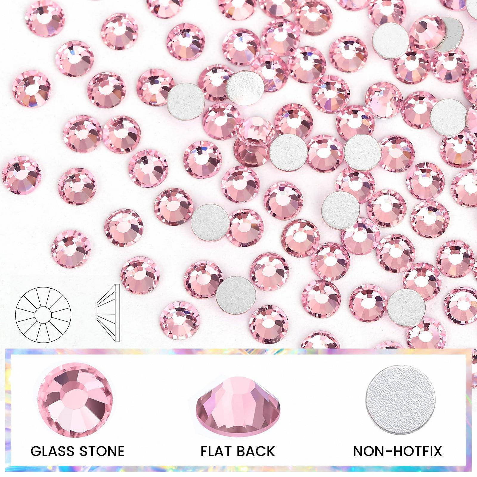 Стрази Novani SS20 Скло Стрази з пласким дном для DIY сумок та прикраси взуття SS20, Рожевий, фото №2 Стрази Novani SS20 Скло Стрази з пласким дном для DIY сумок та прикраси взуття SS20, Рожевий, фото №2