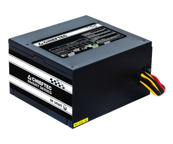 Chieftec Блок живлення Smart 500W 85 120мм 1xMB 24pin(20+4), 1xCPU 8pin(4+4), 2xMolex 3xSATA 1xPCIe 8pin(6+2), фото №3