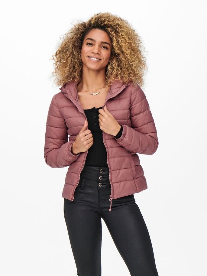 Куртка ONLY ONLTA HOE HOOD JACKET OTW NOOS 15156569 Withered Rose XS, фото №1