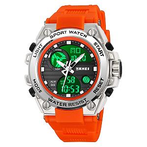 Годинник Skmei 2360WTOG White-Orange synthetic.ua - Фото 1