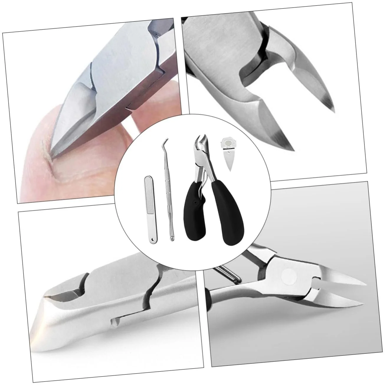 Набор для маникюра CALLARON, из нержавеющей стали, фото №8