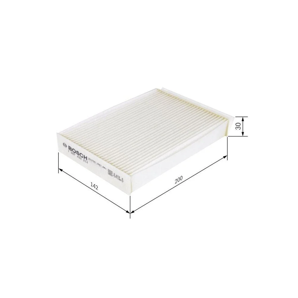 Фильтр салона BOSCH 1 987 432 214 GMC OPEL SUZUKI VAUXHALL, фото №1
