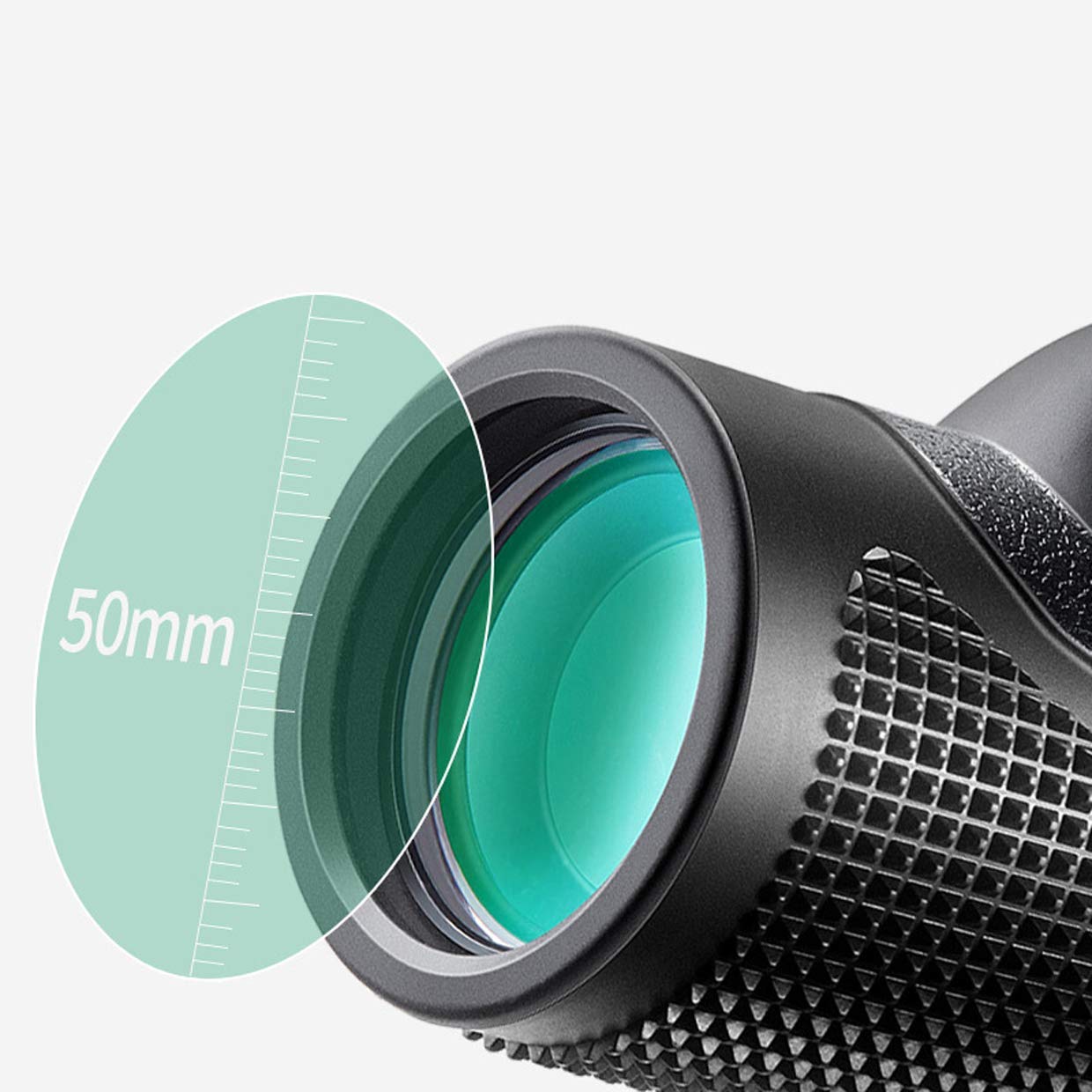 Монокуляр Spacmirrors 10x50 Телескоп с Дальномером Водонепроницаемый - Призма BAK4 с Многослойными Покрытыми Линзами для Мобильного Телефона для Наблюдения за Птицами Охота Поход Лагерь, фото №5 Монокуляр Spacmirrors 10x50 Телескоп с Дальномером Водонепроницаемый - Призма BAK4 с Многослойными Покрытыми Линзами для Мобильного Телефона для Наблюдения за Птицами Охота Поход Лагерь, фото №5