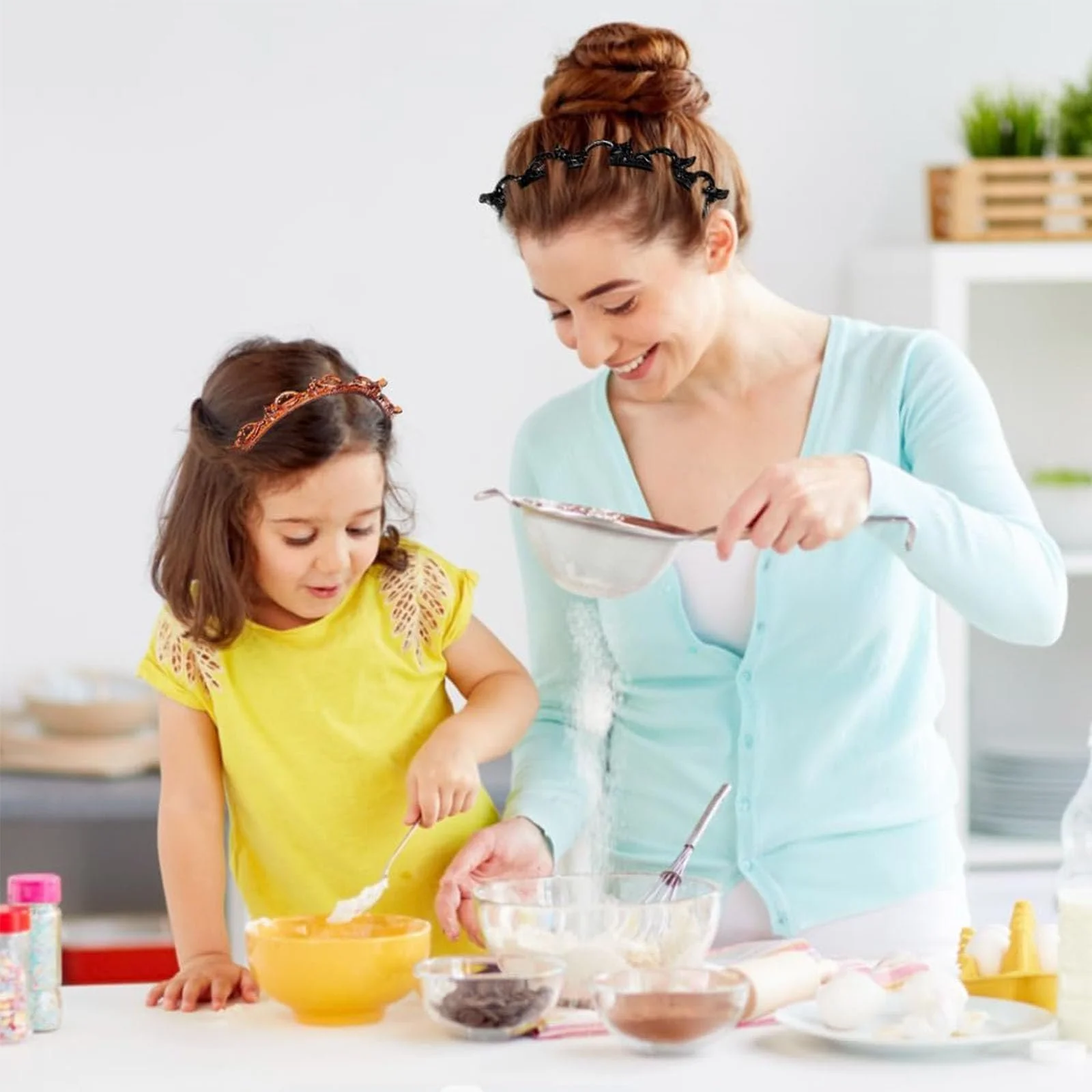 Набір з 2 обручів на голову з затискачами, фото №3 Набір з 2 обручів на голову з затискачами, фото №3