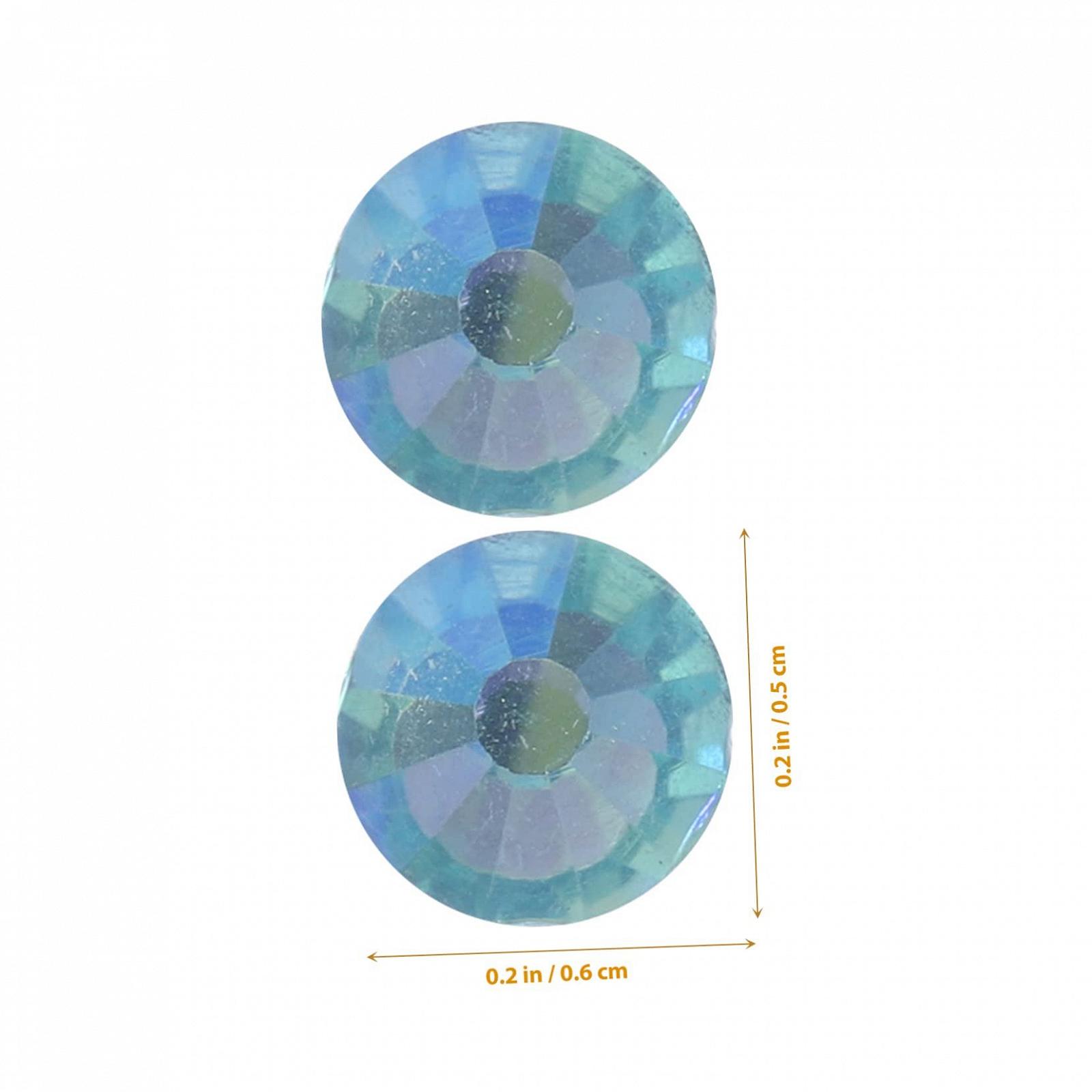 Стрази Скляні Плоскі COHEALI 1440 шт. для декорування нігтів, фото №8