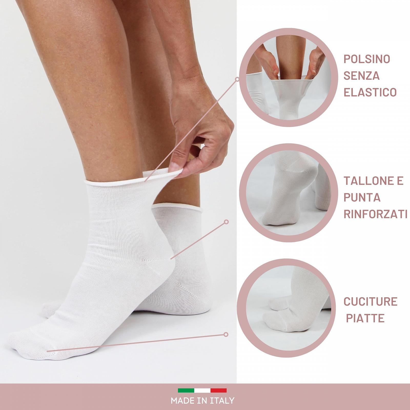 Женские носки LEON D'ORO Хлопковые Без резинки 6 пар Носки Модные узорные носки Женские короткие носки, фото №4