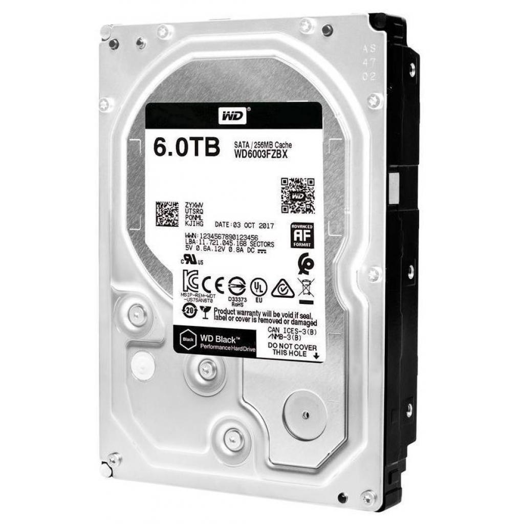Внутрішній жорсткий диск Western Digital 3.5" 6TBWD6003FZBX , фото №3