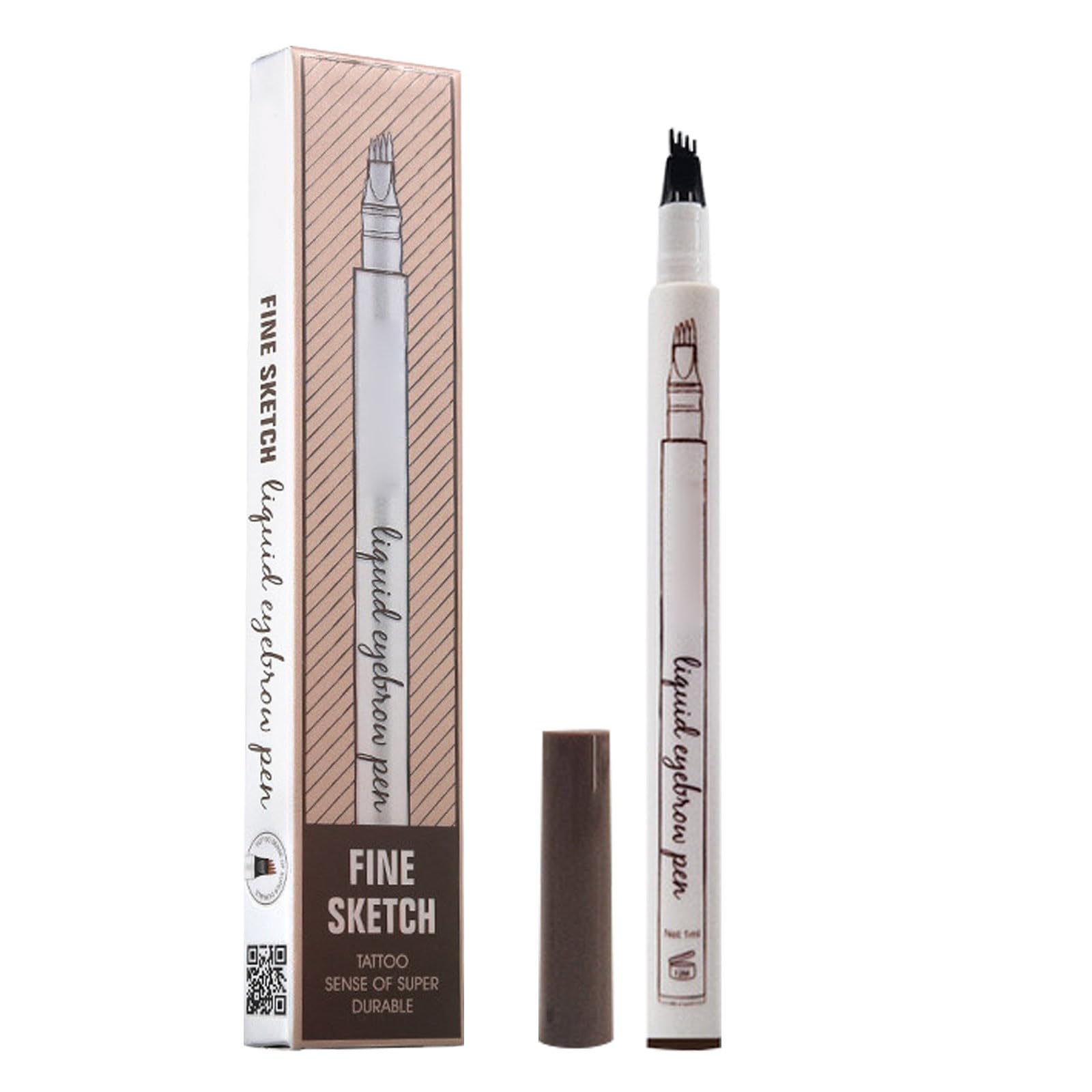 Олівець для брів Micro Sculpting 1мл Каштановий, фото №1