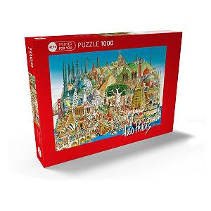 Пазл MyPuzzle Special Collection by Heye Puzzle Global City - Hugo Prades 1000 элементов synthetic.ua - Фото 1