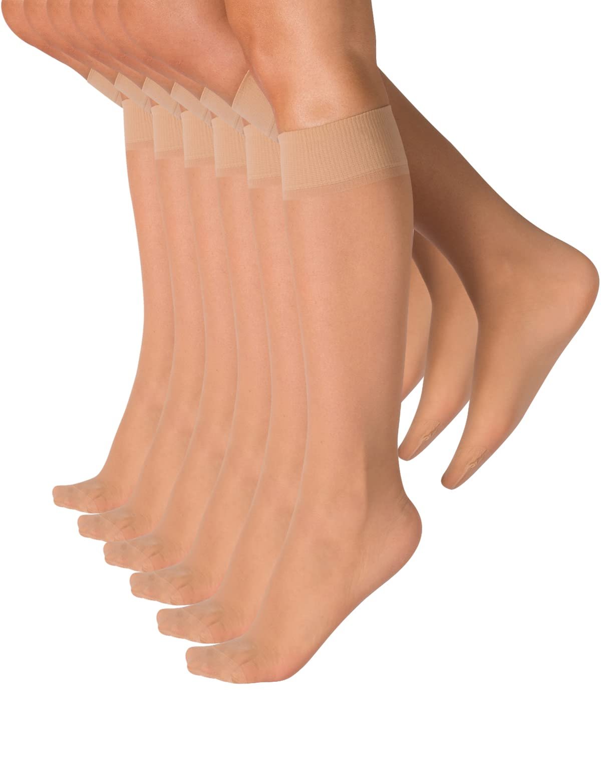 Шкарпетки Calzitaly 6 пар жіночих шкарпеток з еластичної лайкри, фото №1